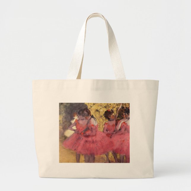 Danseurs dans le rose par le sac d'Edgar Degas (Devant)