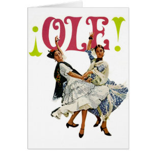 Danseurs espagnols de flamenco de rétros femmes