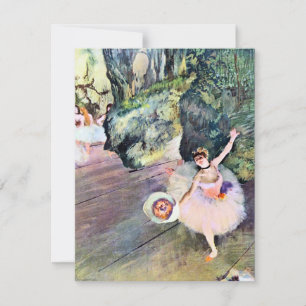 Danseuse au bouquet de fleurs par Edgar Degas