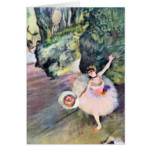 Danseuse au bouquet de fleurs par Edgar Degas