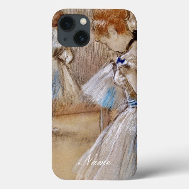 Danseuse avec ruban bleu iPhone / coque ipad (Verso)