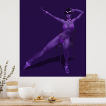 Danseuse de cabaret - Poster