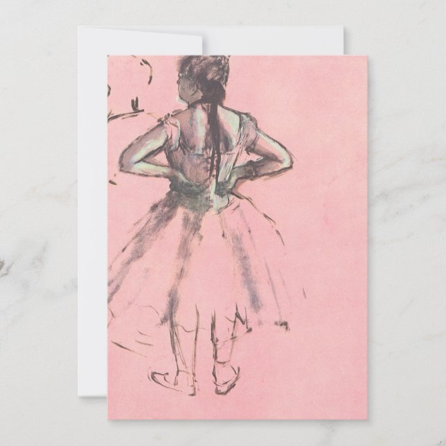 Danseuse de dos, les mains sur les hanches d'Edgar (Devant)