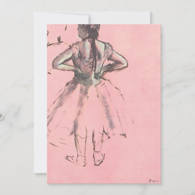 Danseuse de dos, mains sur les hanches par Edgar D (Devant)