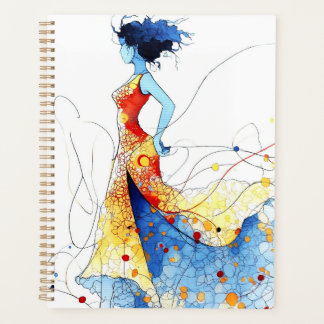 Danseuse de flamenco à l'aquarelle – Joie en mouve