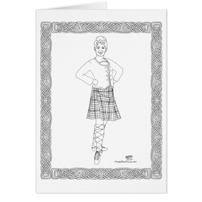 Danseuse des Highlands écossais (Devant)