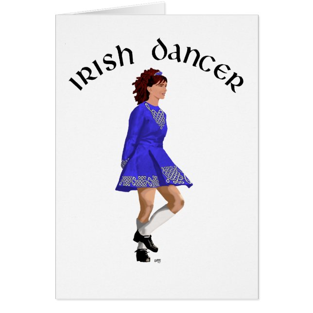 Danseuse Irlandaise - Robe Bleue (Devant)