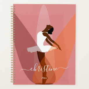 Danseuse noire Nom moderne Illustration minimale