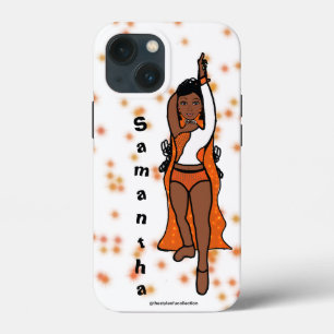 Danseuse personnalisée iPhone / coque ipad Orange