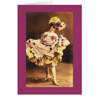 Danseuse vintage costumée