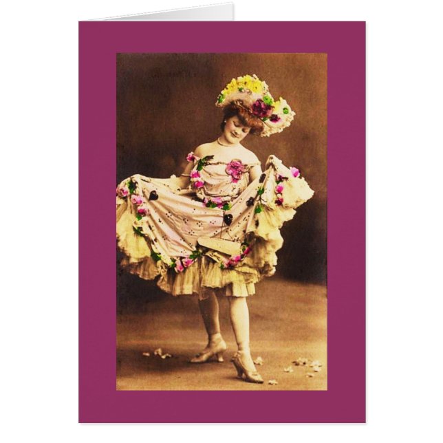 Danseuse vintage costumée (Devant)