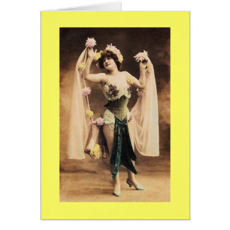 Danseuse vintage costumée