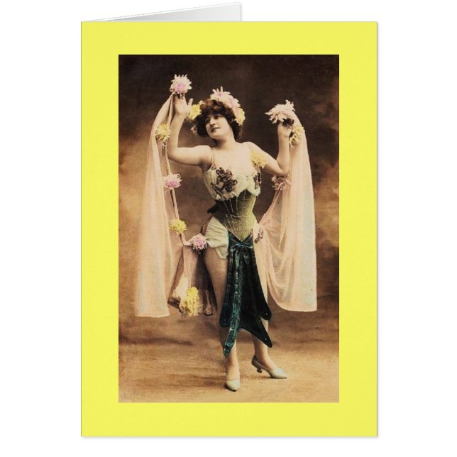 Danseuse vintage costumée (Devant)