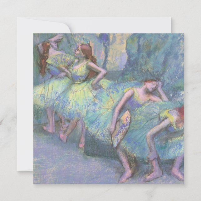 Danseuses de ballet dans les coulisses d'Edgar Deg (Devant)