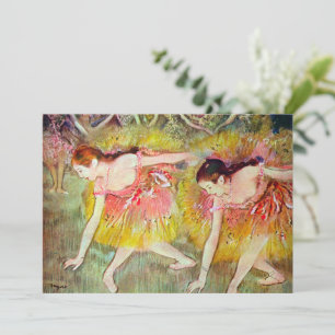 Danseuses se baissant d'Edgar Degas, Art du ballet