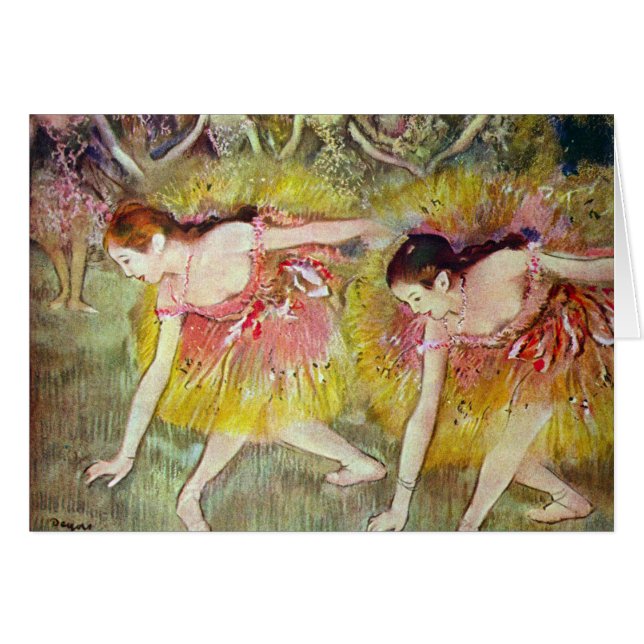 Danseuses s'inclinant d'Edgar Degas, Art du ballet (Devant horizontal)