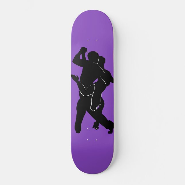 Danseuses Tango Couple Purple Skateboard Vos Coule (Recto)