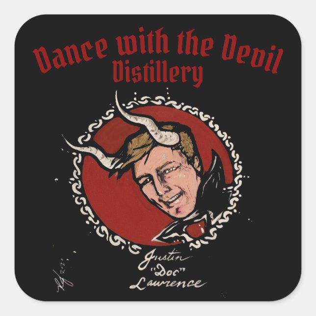 Dansez avec les Stickers Diable Distillerie (Devant)