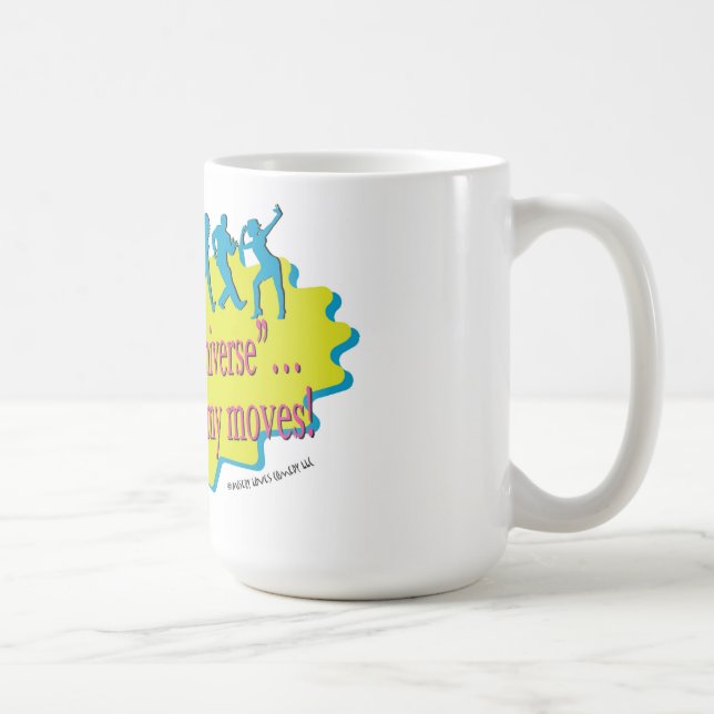 Dansez Avec L'Univers Grande Mug De Café (Droite)