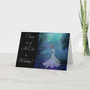 Dansez comme si personne observe ! Carte de voeux