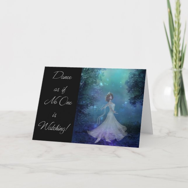 Dansez comme si personne observe ! Carte de voeux (Devant)