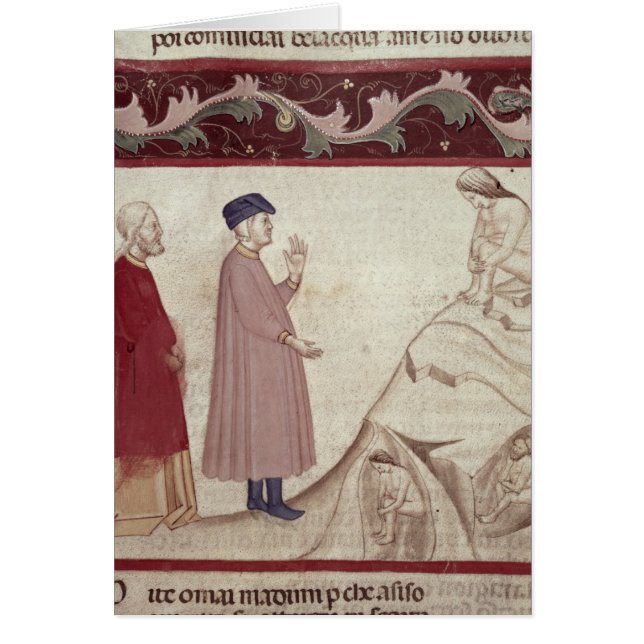 Dante et Virgil rencontrent les âmes emprisonnées (Devant)