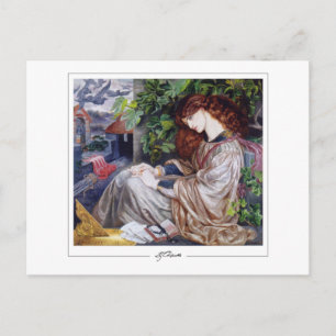 Dante Gabriel Rossetti #1 - Carte postale d'art fi