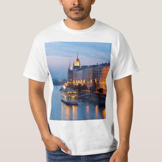 Danube Budapest Hongrie T-shirt (Devant)