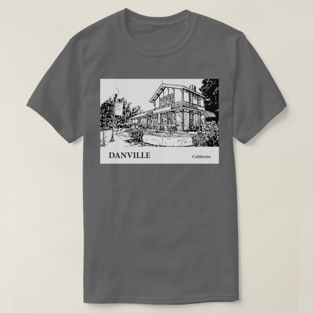 Danville California TShirt 2 (Design devant)