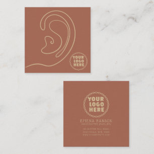 D'appel Ajouter Votre logo bijoux Boucles d'oreilles Carte