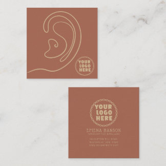 D'appel Ajouter Votre logo bijoux Boucles d'oreilles Carte