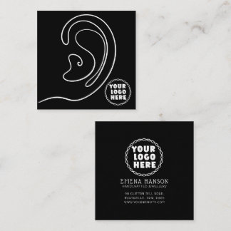D'appel Ajouter votre logo bijoux Boucles d'oreilles Carte