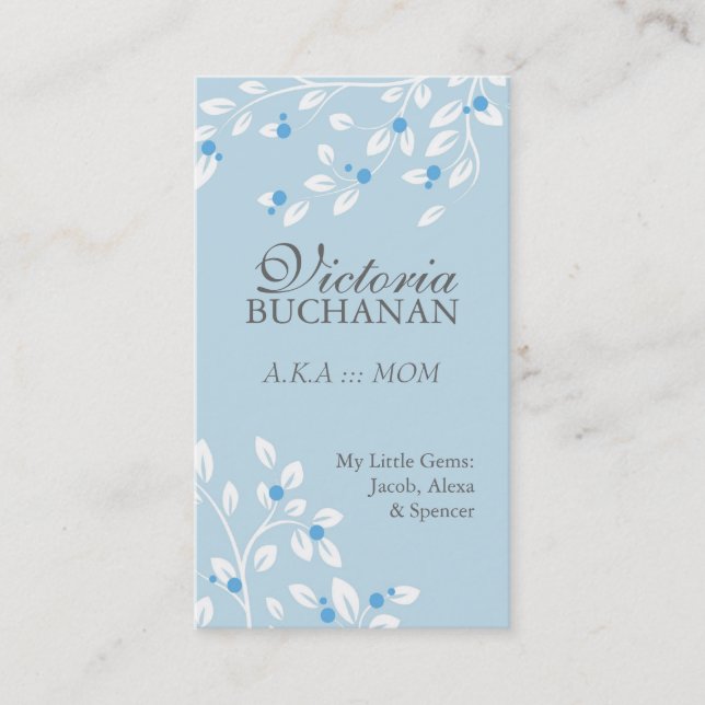 D'appel Belle carte florale de maman (Devant)