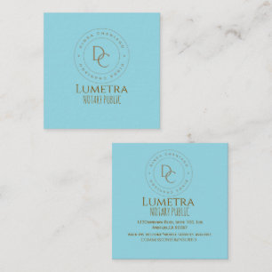 D'appel Carré professionnel Notaire Carte de visite public