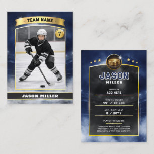 D'appel Carte à collectionner personnalisée de hockey sur 