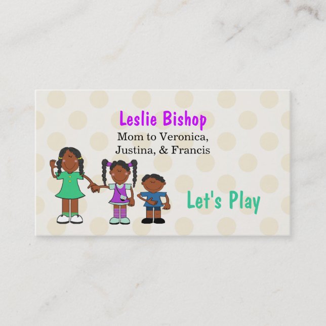 D'appel Carte à maman douce colorée personnalisée (Devant)