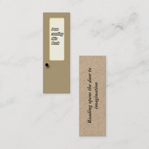 D'appel Carte Book Mark - Je lis ce livre