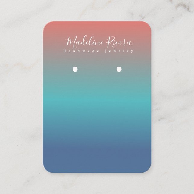 D'appel Carte d'affichage de l'oreille artisanale Sun Grad (Devant)