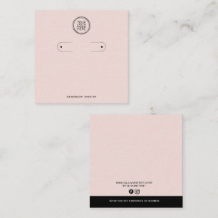 D'appel Carte d'affichage des boucles d'oreilles du logo r