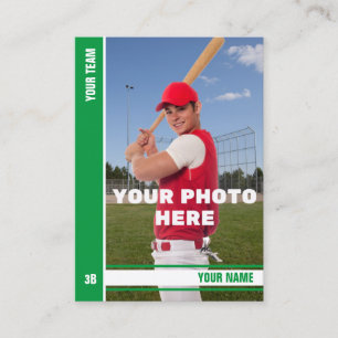 D'appel Carte de base-ball Green Stripe - Statistiques per