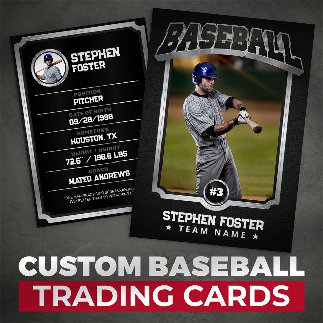 D'appel Carte de baseball classique pour joueur de basebal (Créateur téléchargé)