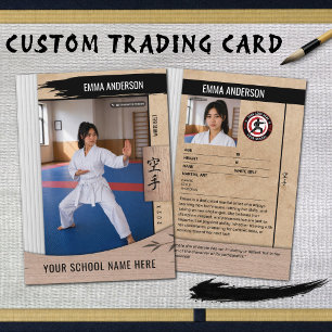 D'appel Carte de collection en bois Ceinture Blanche de Ka