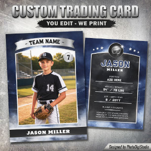 D'appel Carte de collection personnalisée de baseball, sta