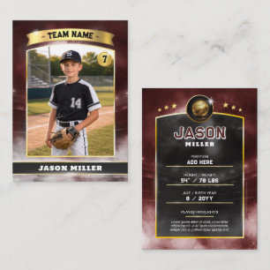 D'appel Carte de collection personnalisée de baseball, Sta