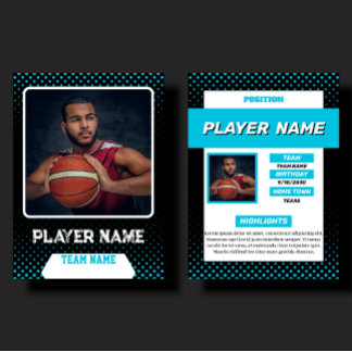 D'appel Carte de collection personnalisée de basket-ball b