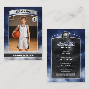 D'appel Carte de collection personnalisée de basket-ball b