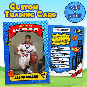D'appel Carte de collection personnalisée de basketball, C