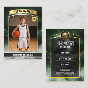 D'appel Carte de collection personnalisée de basketball, S