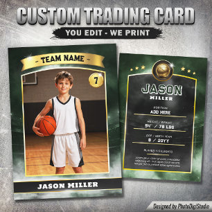 D'appel Carte de collection personnalisée de basketball, S