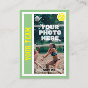 D'appel Carte de commerce de beach volley personnalisée (S